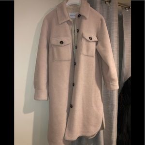 Rebecca Minkoff Wool Teddy Coat Pink